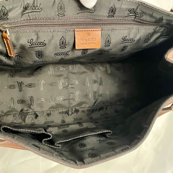 Gucci Pink Crystal Monogram Duchessa Canvas/Leather Bag - Picture 14 of 16